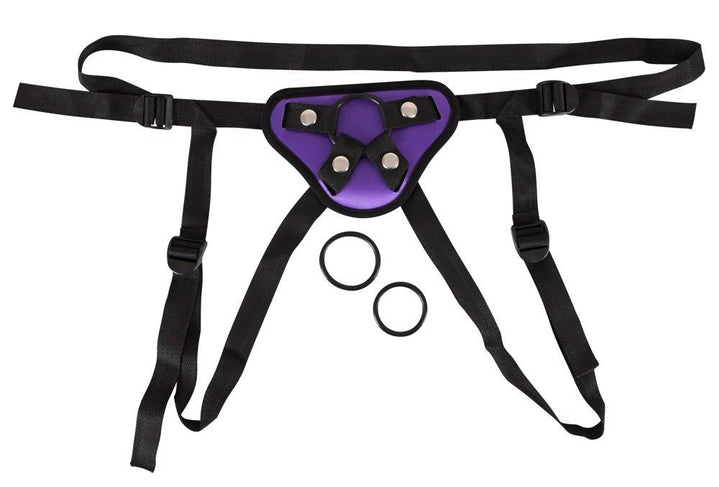 Arnês strap-on Universal 18 cm – preto