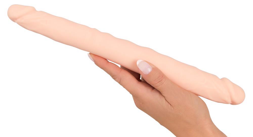 Dildo 30.5 cm – doppelt, hautfarben