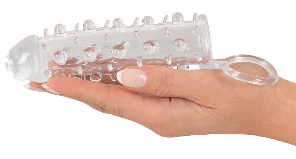 Guaina per il pene 19 cm – trasparente | Crystal