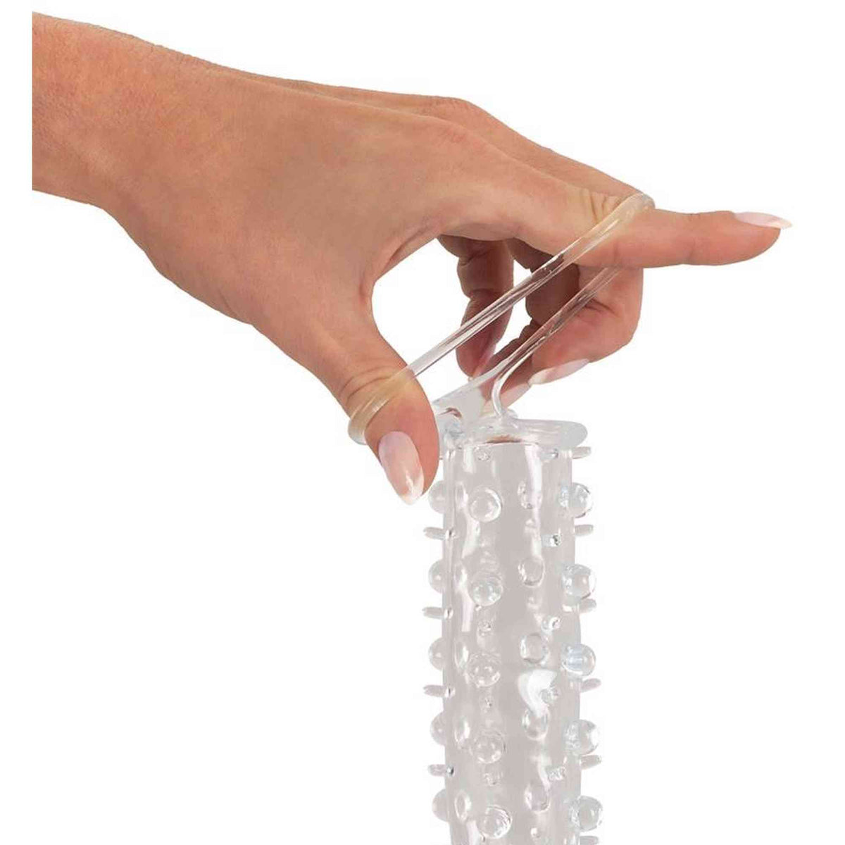 Guaina per il pene 19 cm – trasparente | Crystal