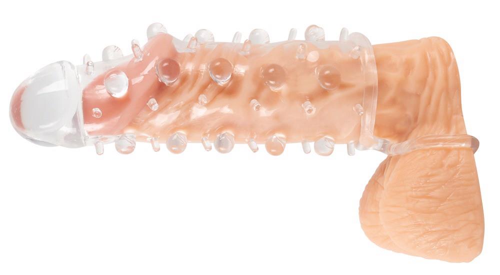 Guaina per il pene 19 cm – trasparente | Crystal
