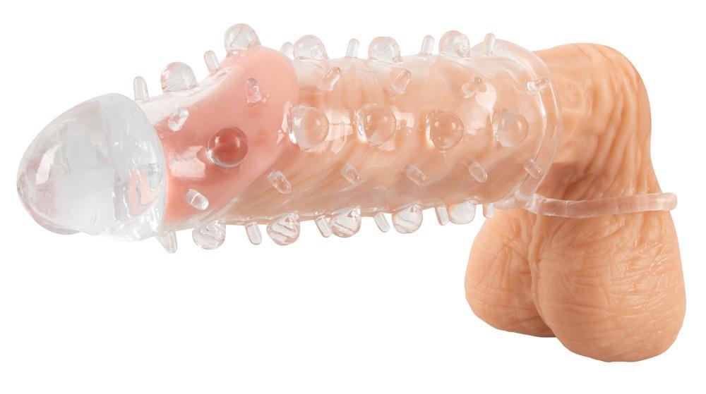 Guaina per il pene 19 cm – trasparente | Crystal