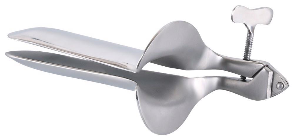 Accesorio de juego médico Speculum – plateado | fetish Collection