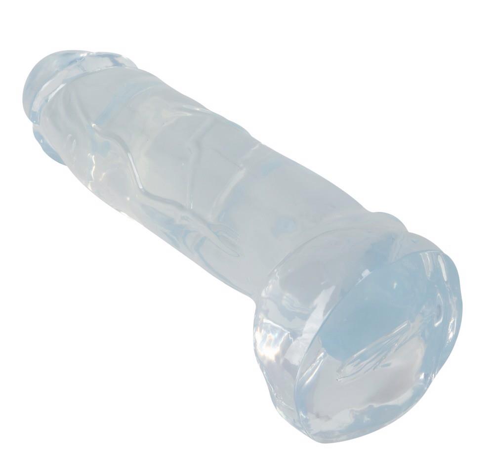 Dildo realistico 21.5 cm – trasparente | Crystal