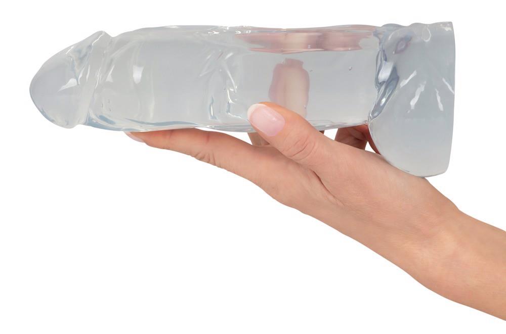 Dildo realistico 21.5 cm – trasparente | Crystal