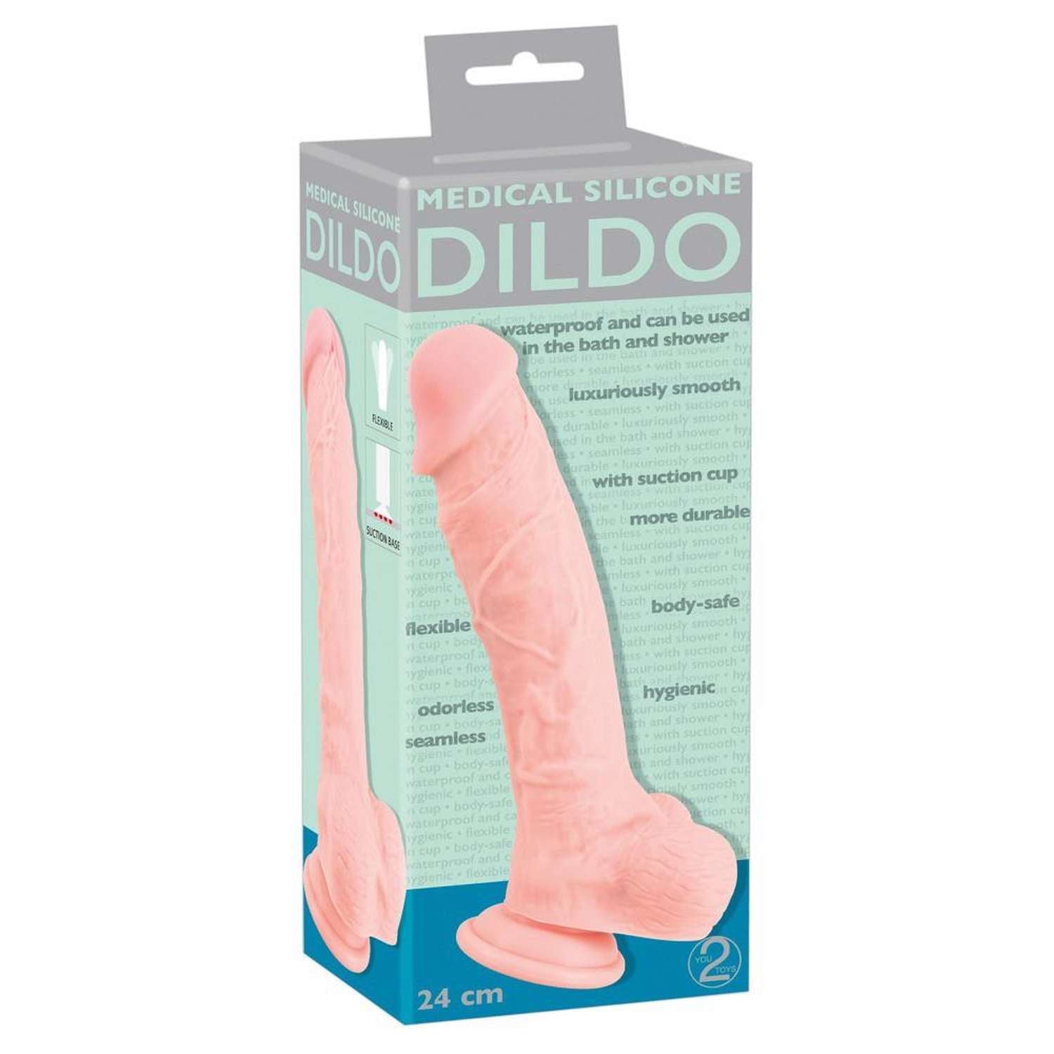 Medical Grade Silicone Dildo 24 cm