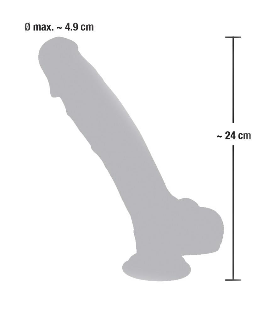 Medical Grade Silicone Dildo 24 cm