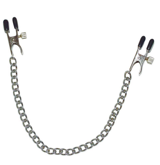 Pinze per capezzoli Boob Chain Clamps – argento | fetish Collection