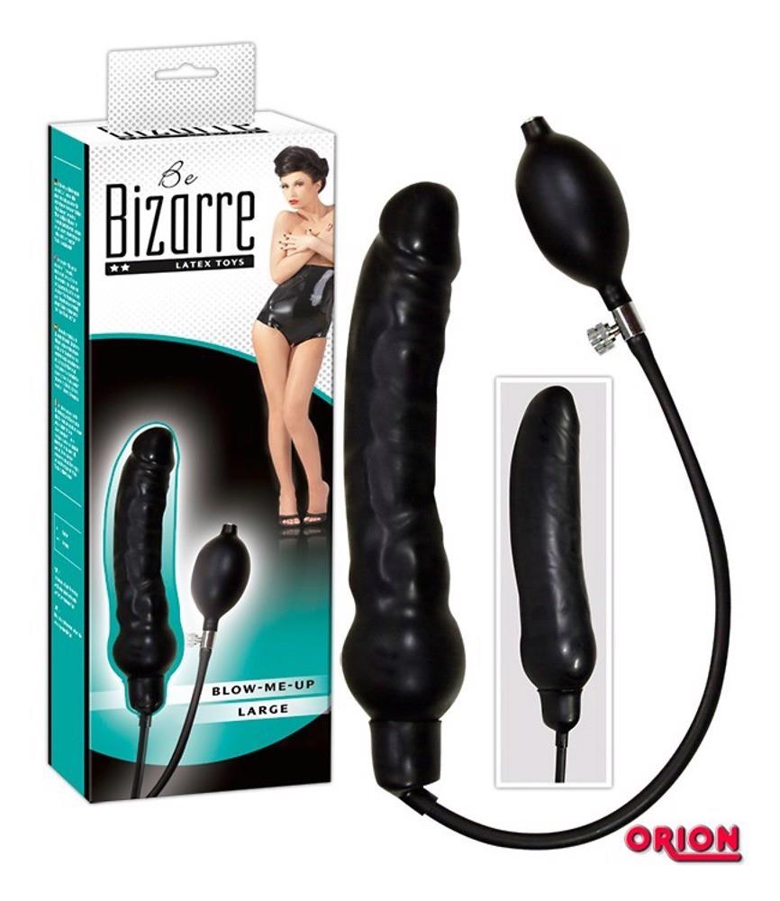 Dildo realista Be Bizarre Blow 25 cm – preto
