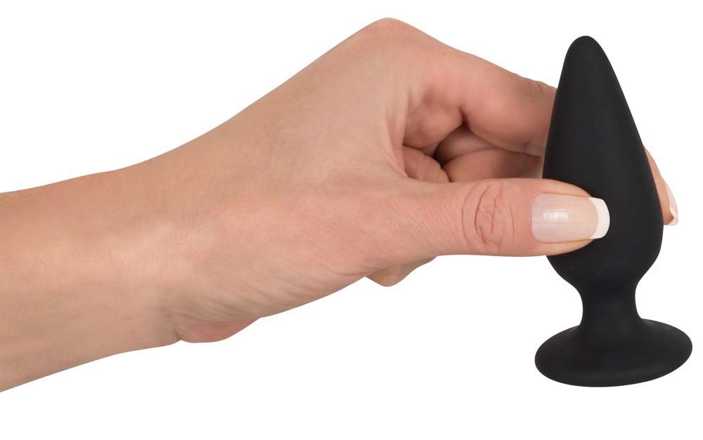 Plug anal Heavy 8.9 cm – noir | Black Velvets