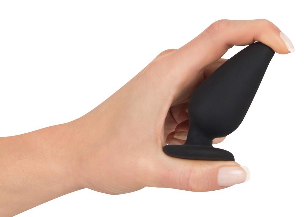 Plug anal Heavy 8.9 cm – noir | Black Velvets