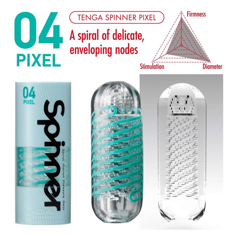 Masturbador Spinner Shell 13 cm – transparente 05383020000 | TENGA