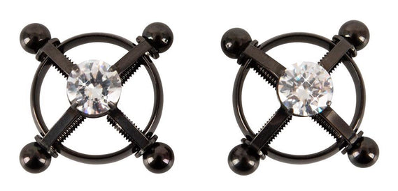 Accessorio BDSM bla – con gioiello, nero | Bad Kitty