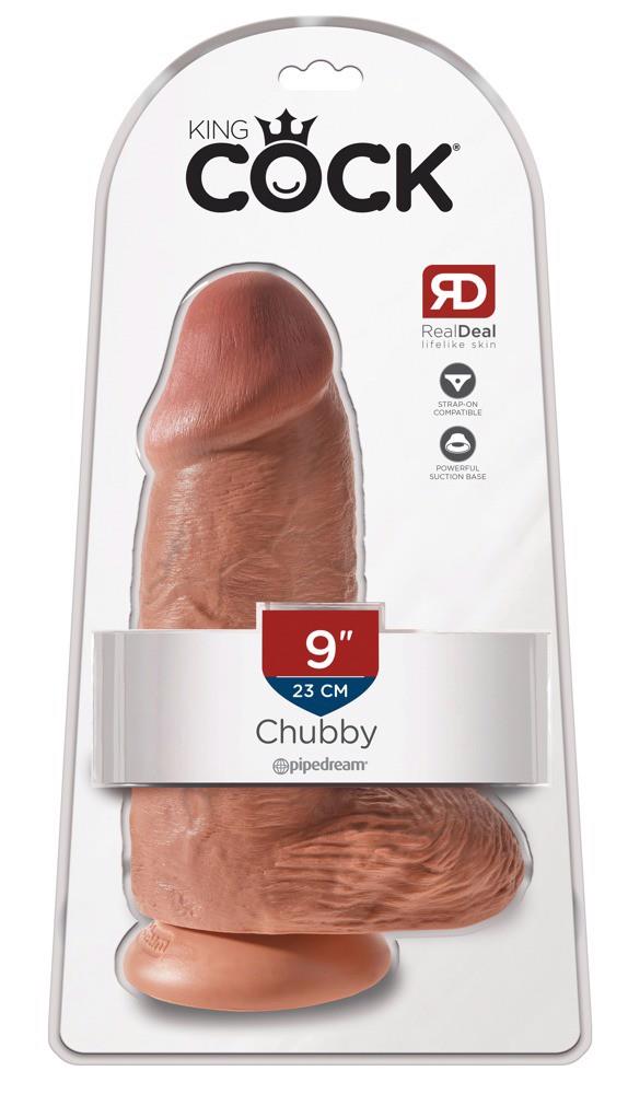 Realistischer Dildo KC Chubby – tan | King Cock