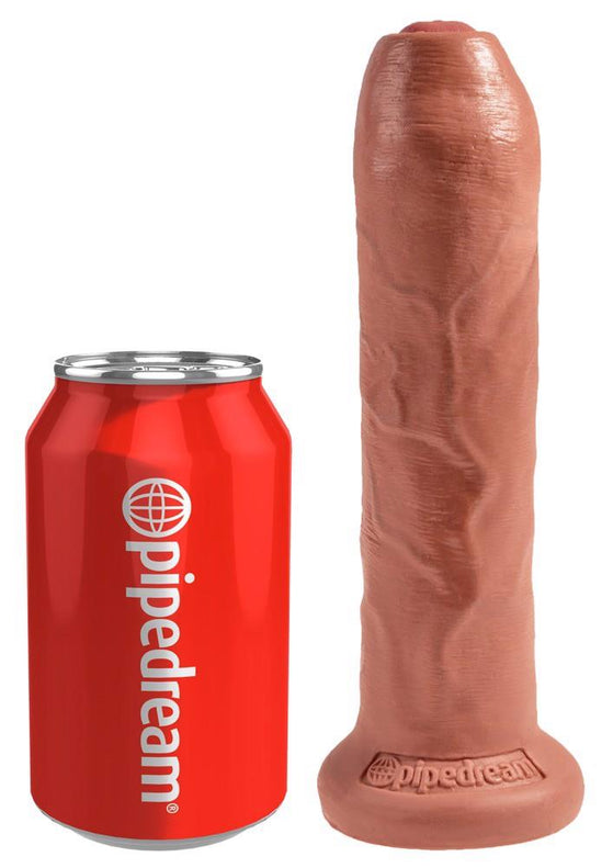 Dildo realista KC 7 Uncut – em cyberskin, tan | King Cock
