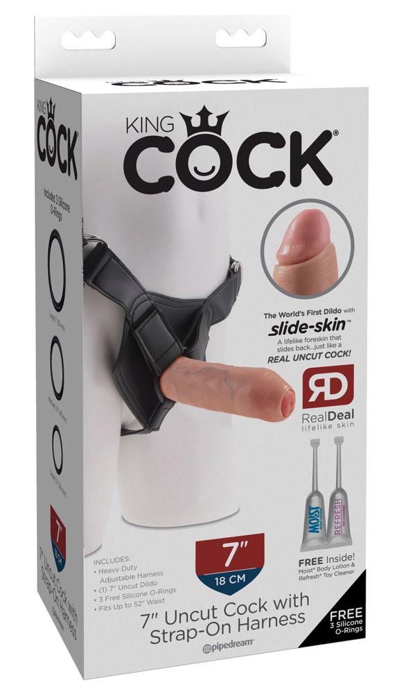 Strap-on KC 7 Uncut Ligh | King Cock
