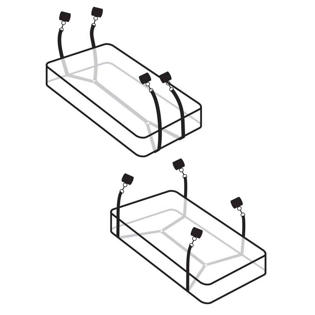Costrizione bondage Ffsle Wraparound Mattress Rest | Fetish Fantasy Series Limited Edition
