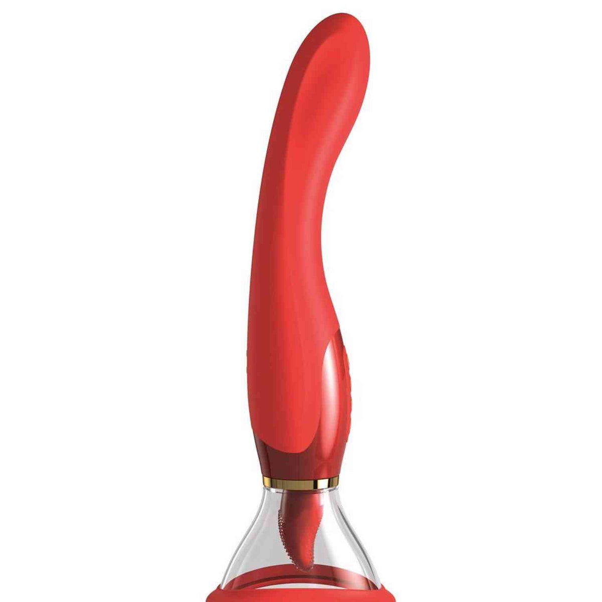 Stimolatore clitorideo ultimate 24k 10 funzioni – ricaricabile, rosso | Fantasy For Her