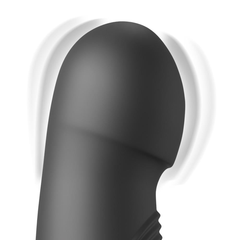 Estimulador de clítoris Pogo Thruster 10 funciones – recargable, con empuje, negro | Fetish Fantasy Series