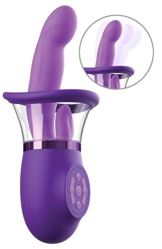 Vibromasseur point G Ultimate Pro 5 fonctions – rechargeable, violet | Fantasy For Her