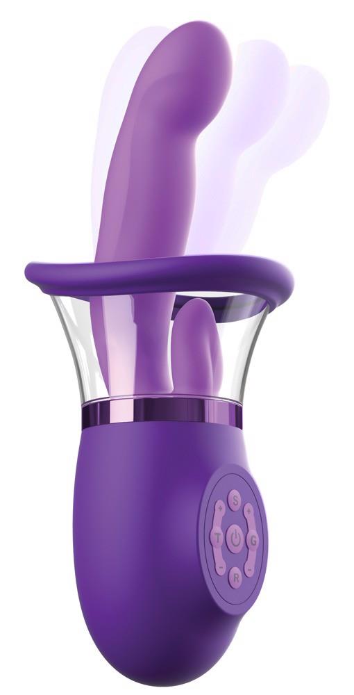 Vibratore punto G Ultimate Pro 5 funzioni – ricaricabile, viola | Fantasy For Her
