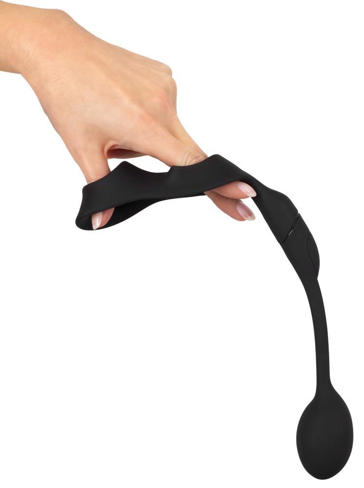 Anel peniano 10 funções – com controlo remoto, preto 33 cm | Rebel