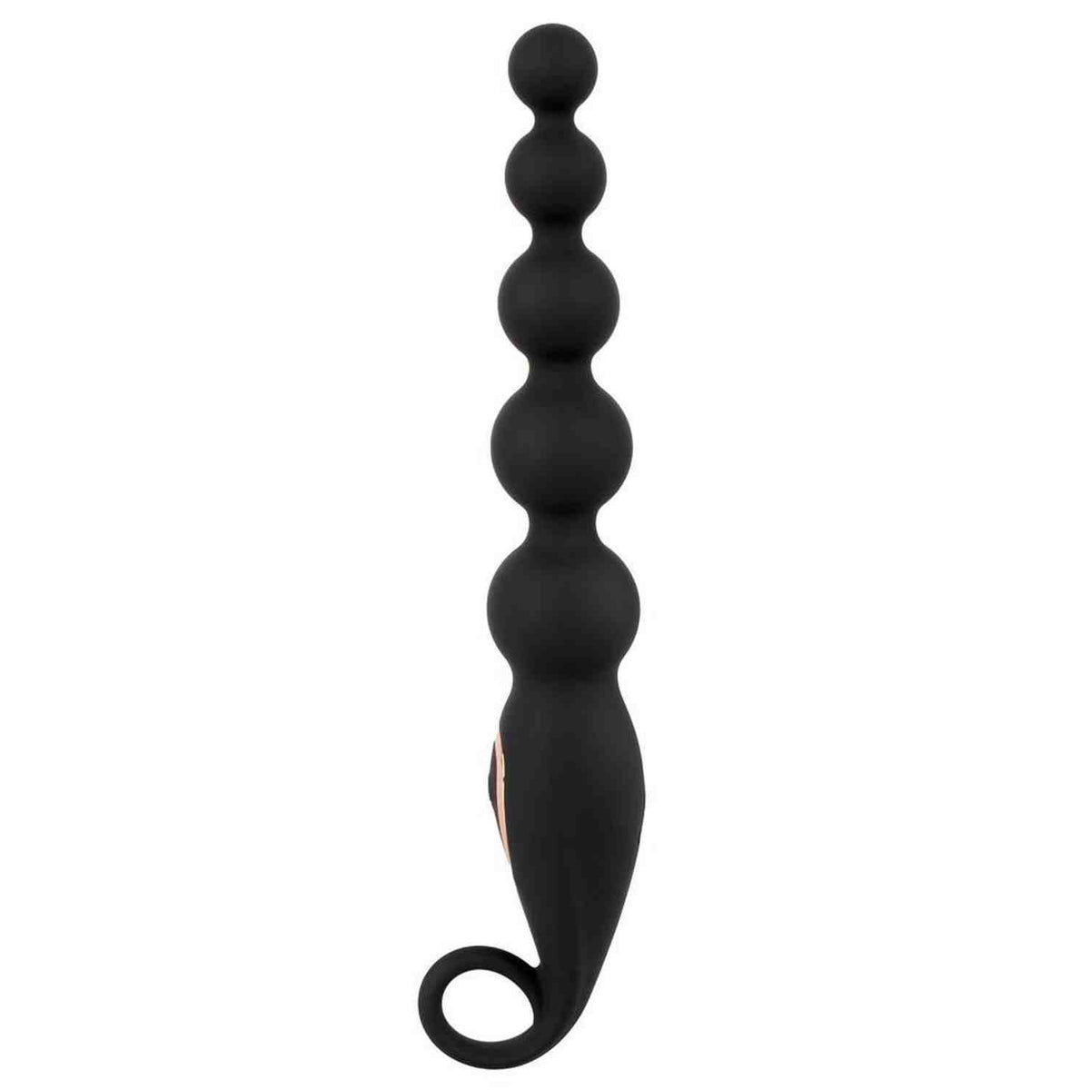 Anal beads 7 functions – rechargeable, black | ANOS