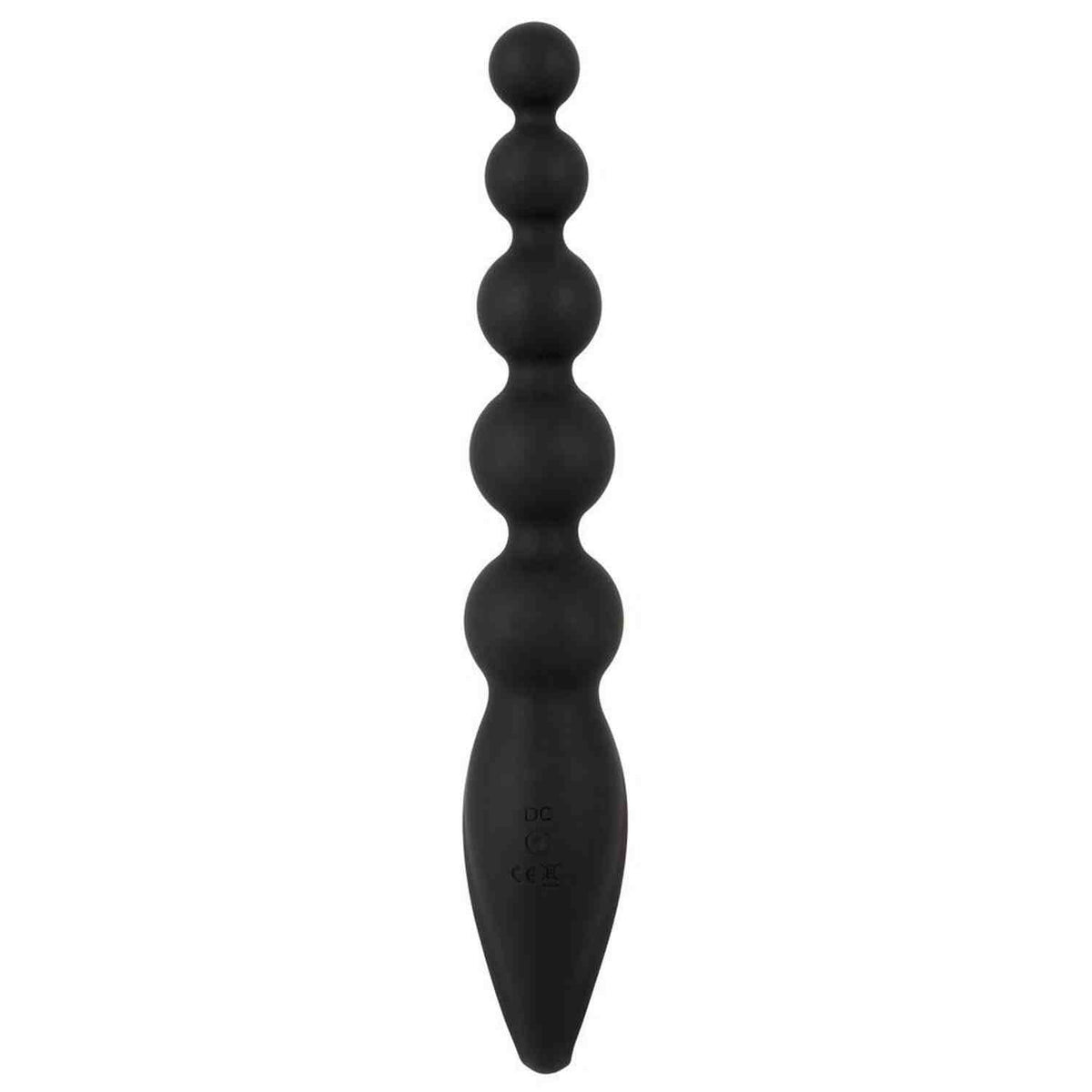 Anal beads 7 functions – rechargeable, black | ANOS