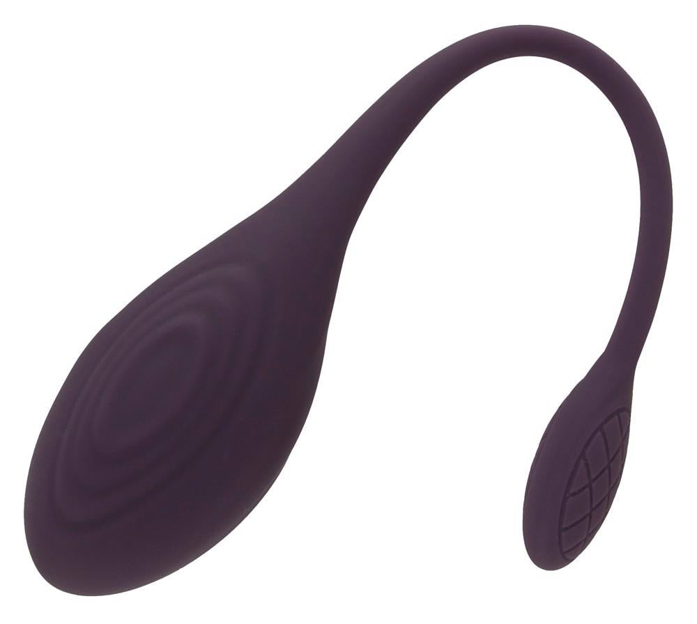Huevo vibrador Single 10 funciones – con mando a distancia, recargable, morado | Training Pleasure Balls