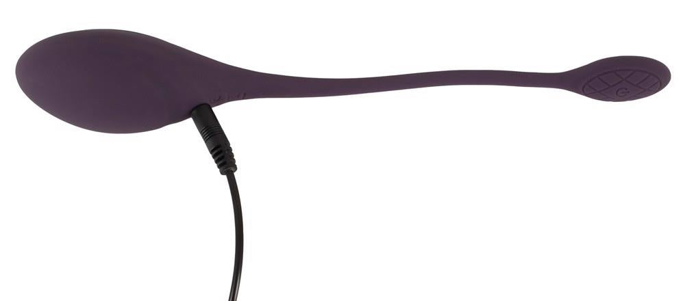 Huevo vibrador Single 10 funciones – con mando a distancia, recargable, morado | Training Pleasure Balls