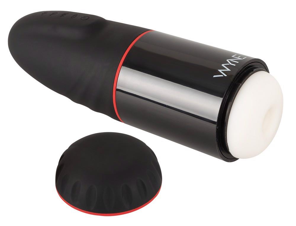 Masturbatore 26.2 cm – ricaricabile, nero | WYNE