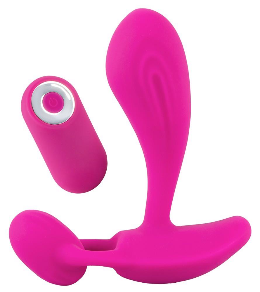 G-spot vibrator 10 functions – remote control, pink 11 cm | Sweet Smile