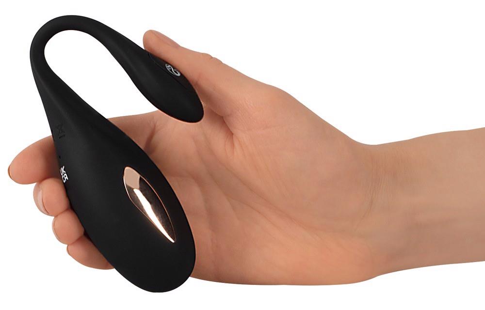 Ovetto vibrante Stim 10 funzioni – con telecomando, ricaricabile, nero | XOUXOU