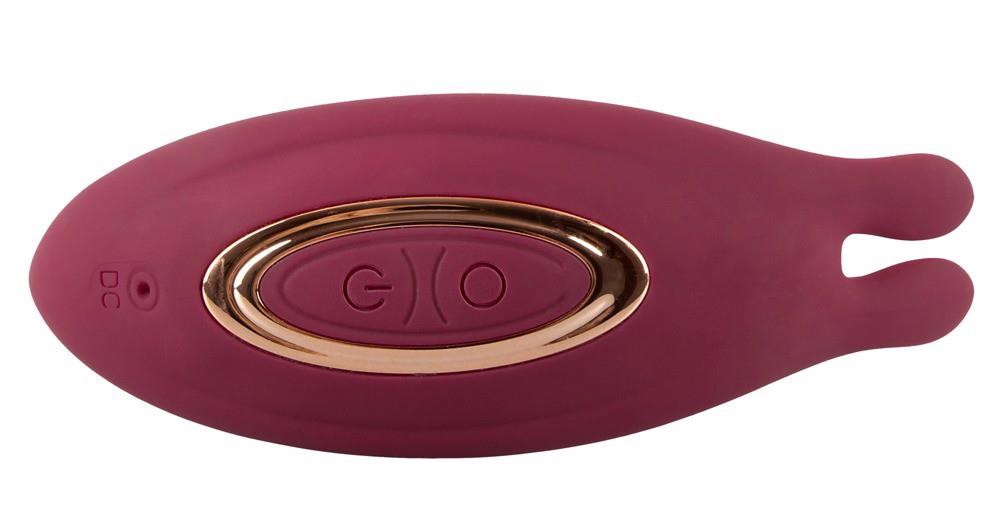 Stimolatore clitorideo 3 funzioni – con telecomando, rosso | JAVIDA