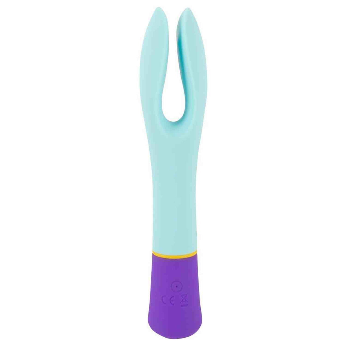 Vibratore speciale bunt.double 18.2 cm – ricaricabile, doppio, multicolore