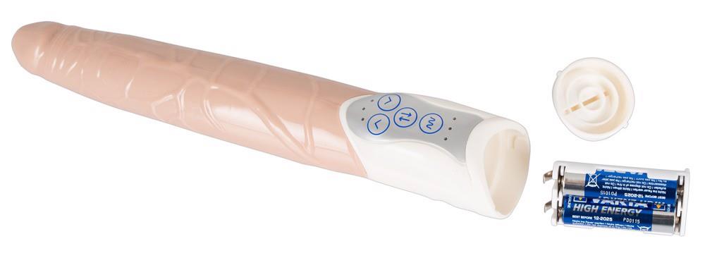 Realisztikus vibrátor Push 3 funkció – testszínű