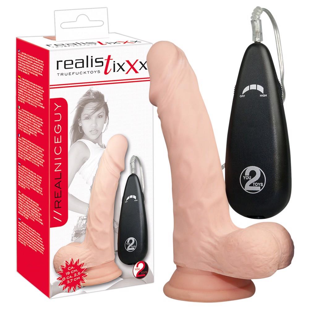 Vibratore realistico Nice Guy 18 cm – con telecomando | Realistixxx