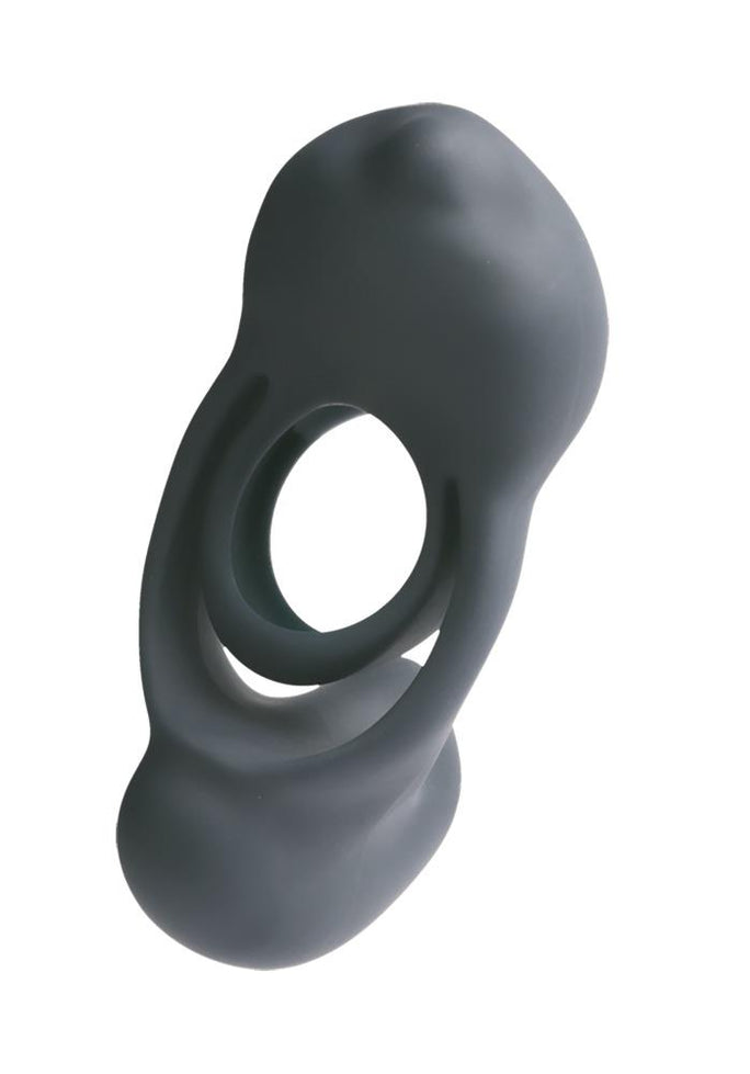 Anello fallico Roco Just – ricaricabile, vibrante, nero | VeDO