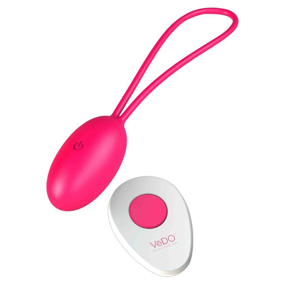 Ovetto vibrante Foxy 16 cm – con telecomando, ricaricabile, rosa | VeDO