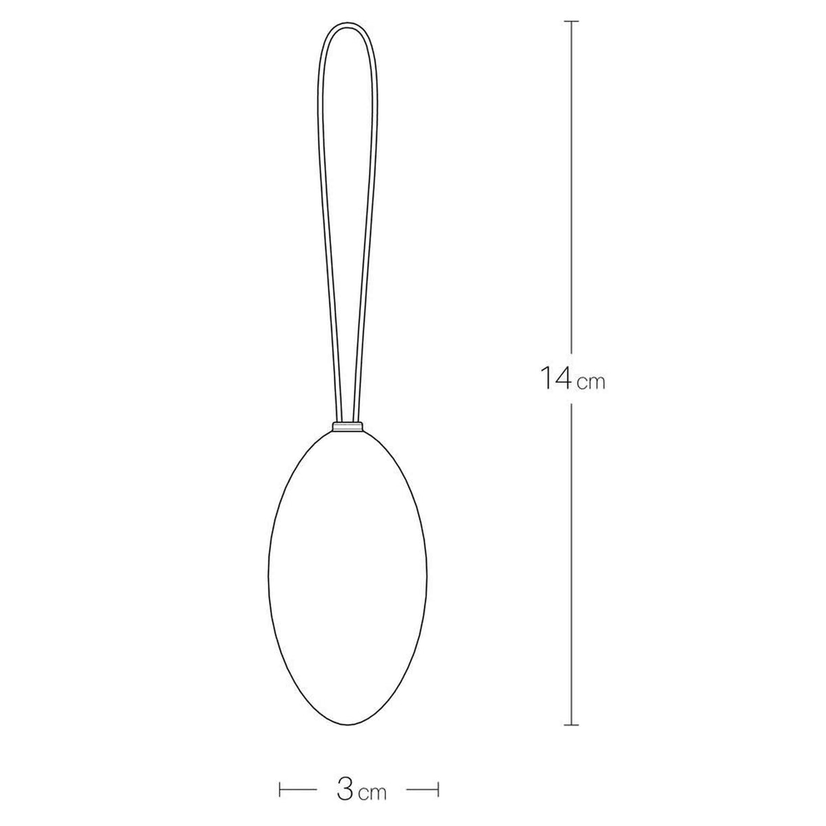 Ovetto vibrante Foxy 16 cm – con telecomando, ricaricabile, rosa | VeDO