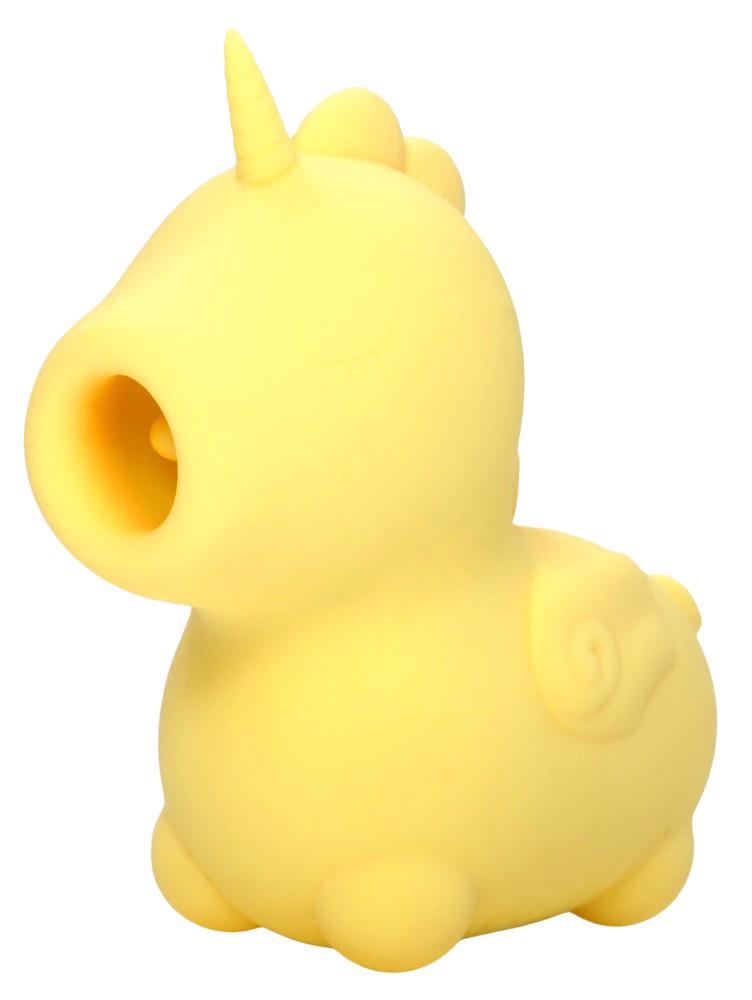 Stimolatore clitorideo Bean Blossom 9 cm – ricaricabile, giallo | Unihorn