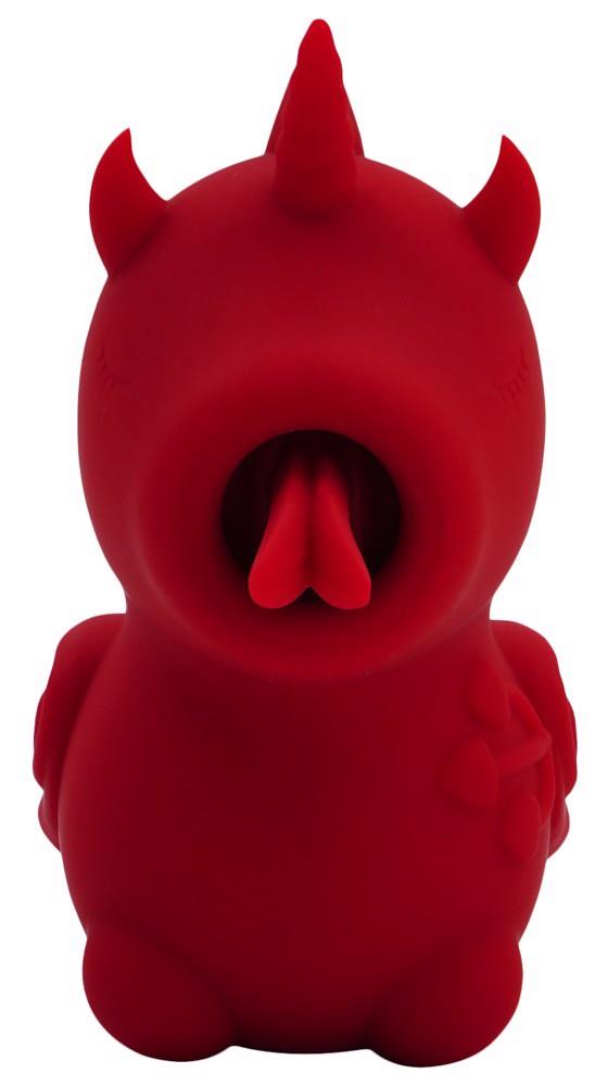 Clitoral stimulator Blaze Diablo 10 functions – rechargeable, red | Unihorn