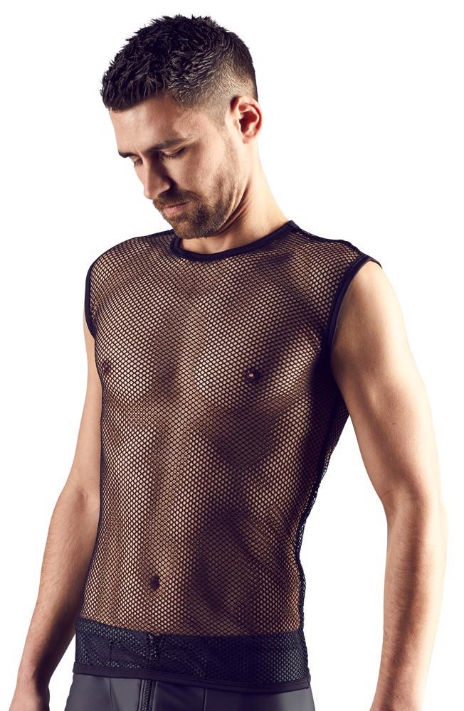 T-shirt homme – en résille, noir 21600301171 | Svenjoyment