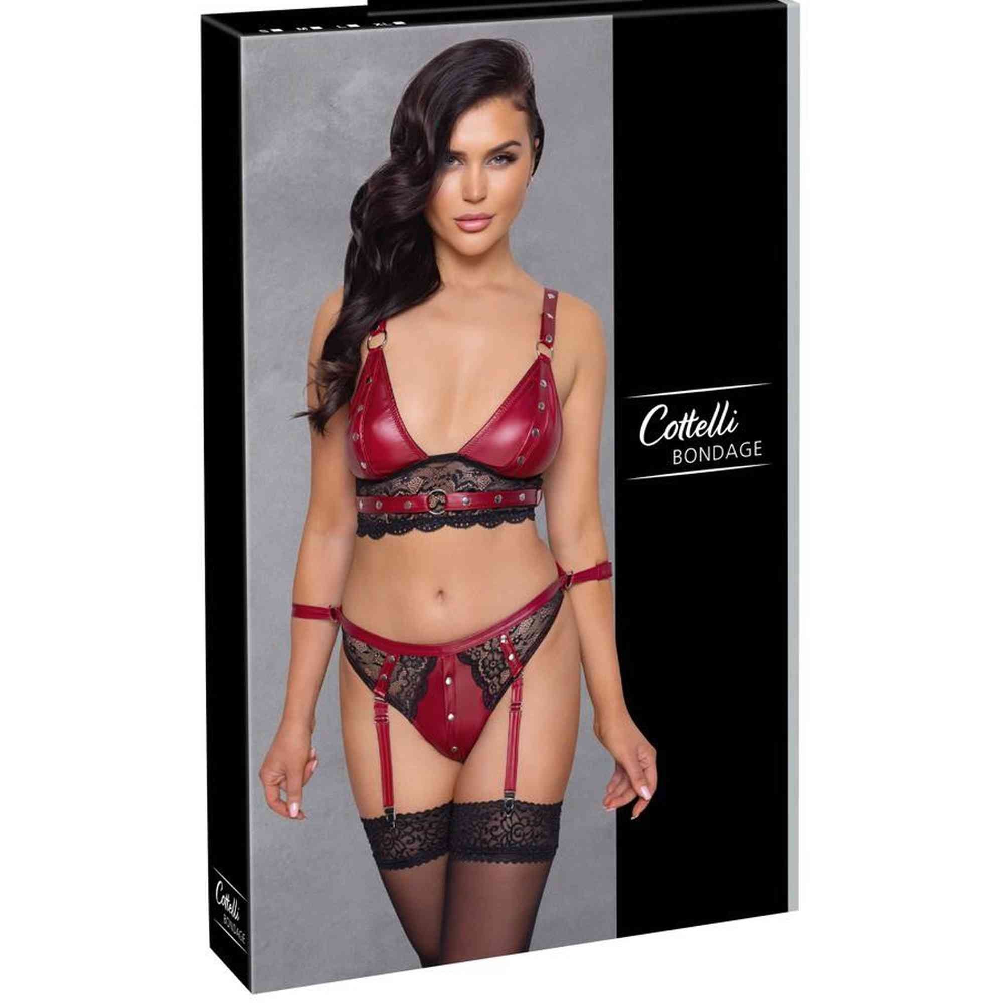 Ensemble soutien-gorge bondage L