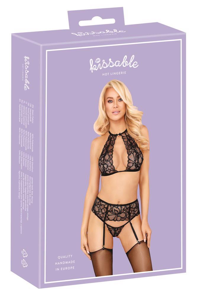 Ensemble de lingerie – en dentelle, floral | kissable