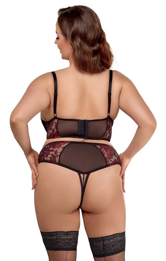Completino – in pizzo, nero | Cottelli CURVES