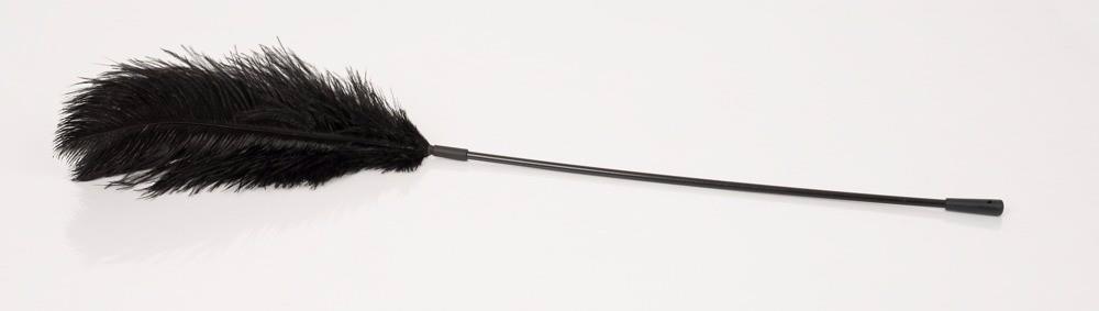 Wand massager Feather 38 cm – black | Bad Kitty