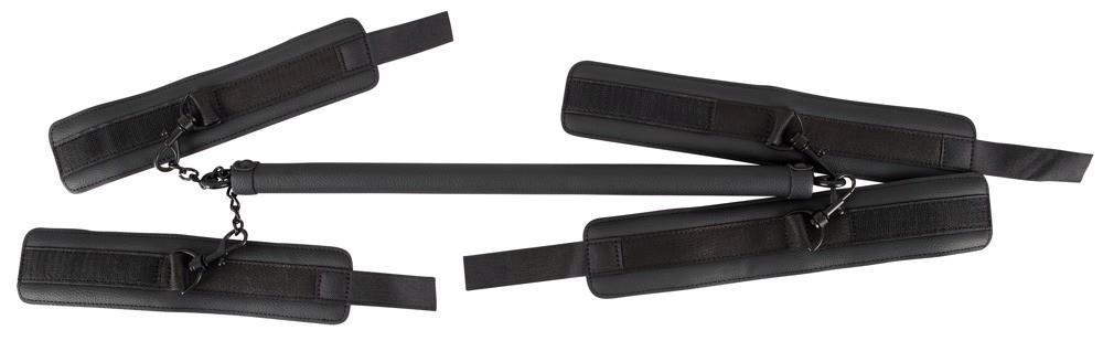 Handschellen Spreader Bar – schwarz | fetish Collection