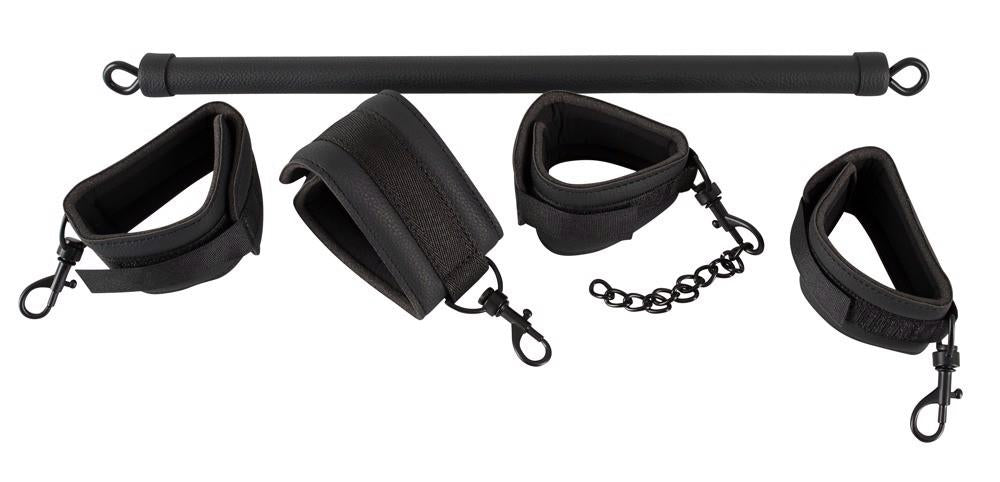 Handschellen Spreader Bar – schwarz | fetish Collection