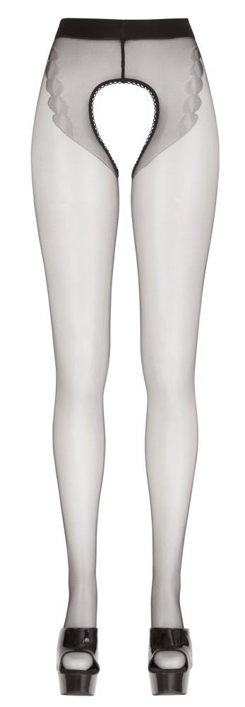 Harisnya Tights – nyitott, fekete 25102861611 | Cottelli LEGWEAR